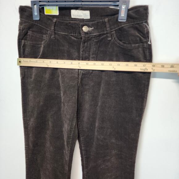 Old Navy Bootcut Corduroy Pants Size 6 Brown Stretch Pockets City 2000s Y2K - Picture 7 of 13